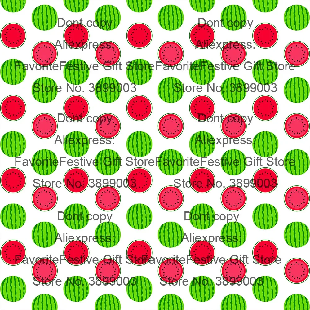 

New 165cm Width rayon Cotton Fabric Watermelon Printed Fabric Sewing Material For Quilting Patchwork Cloth DIY Dress Clothing