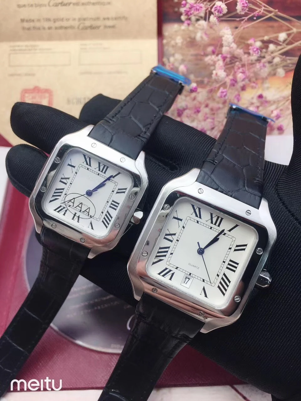 

2019 Luxury Brand New Men Watch Women Quartz Sapphire Stainless Steel Square Watches Silver Gold White Black Leather AAA+