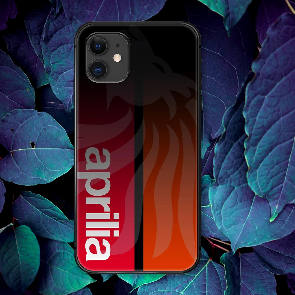 

Aprilia Motorcycle Brand Phone Case For IPhone 4 4s 5 5S SE 5C 6 6S 7 8 Plus X XS XR 11 12 Mini Pro Max 2020 black Waterproof 3D