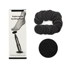 Дисковая шлифовальная бумага, инструменты для педикюра, инструмент для удаления мозолей, сменная наждачная бумага для электрических ног