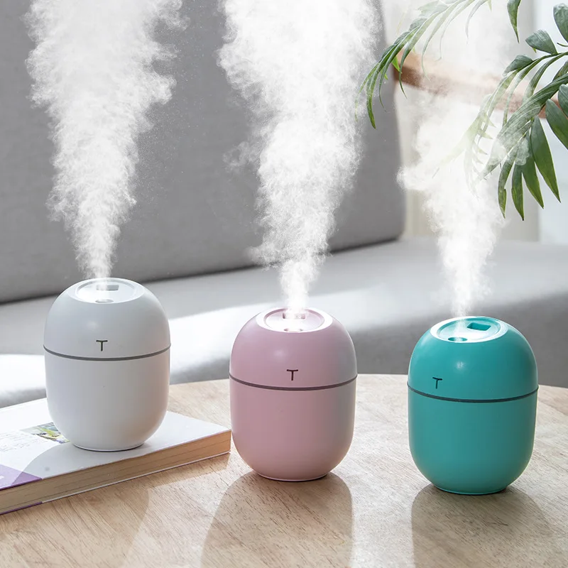 

200ML Mini Air Humidifier Ultrasonic Aroma Essential Oil Aromatherapy Diffuser for Home Car Fogger Mist Maker with Night Lamp