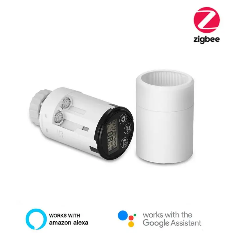 

Привод радиатора Tuya Smart ZigBee, программируемый термостатический клапан радиатора с поддержкой Alexa