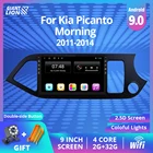 Автомагнитола 2Din Android 9,0 для KIA PICANTO Morning 2011 2012 2013 2014, мультимедийный стерео видеоплеер, автомобильный DVD-плеер, навигация