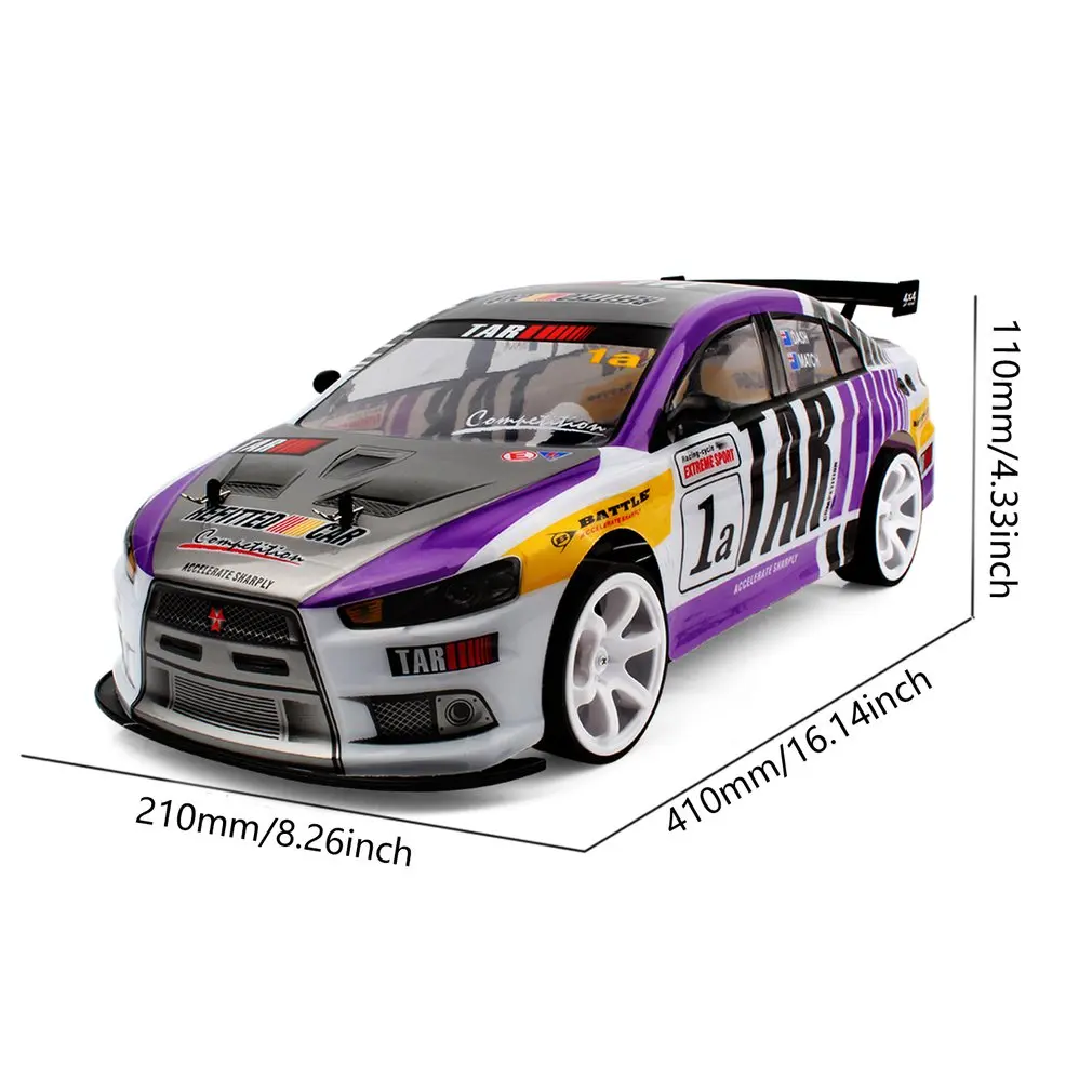 

1: 10 4WD Remote Control High Speed Car Drift Race Sports Car Upgrade Version High Speed Drift Birthday Gift