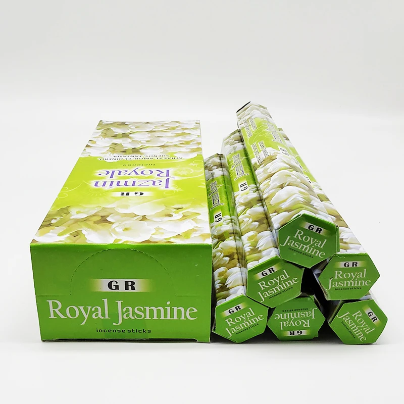 F Индия натуральные ароматические палочки Королевский Жасмин ручной работы Sitck