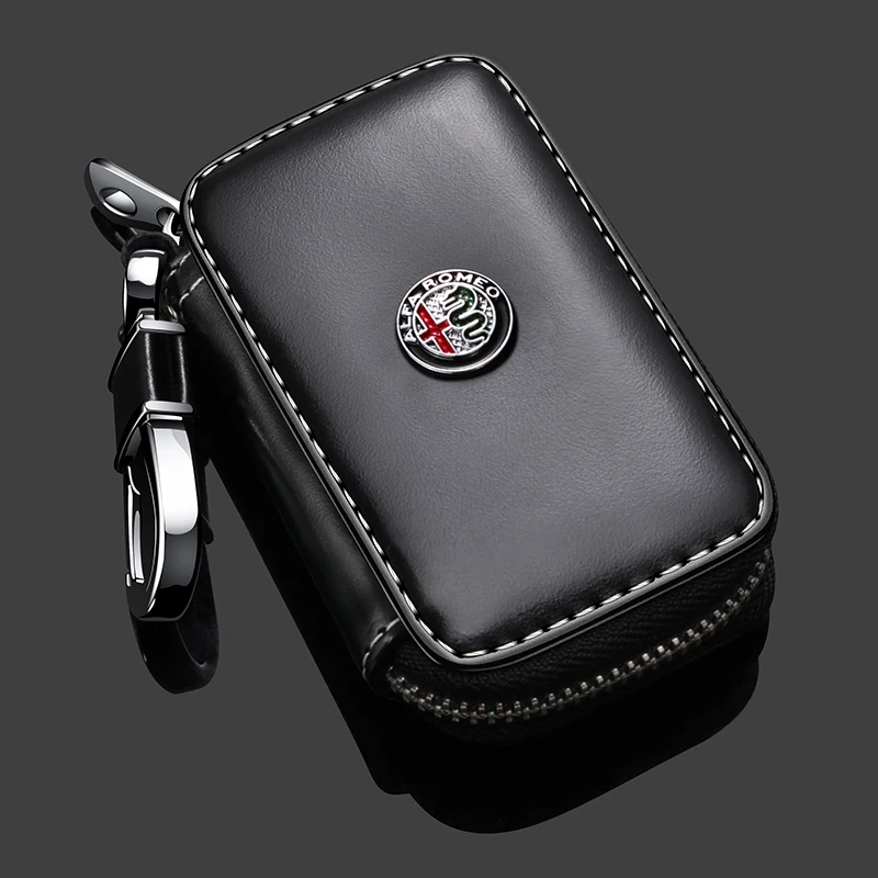 

Car key cover is suitable for Alfa Romeo giulia Juliet Stelvio car key case waist keychain
