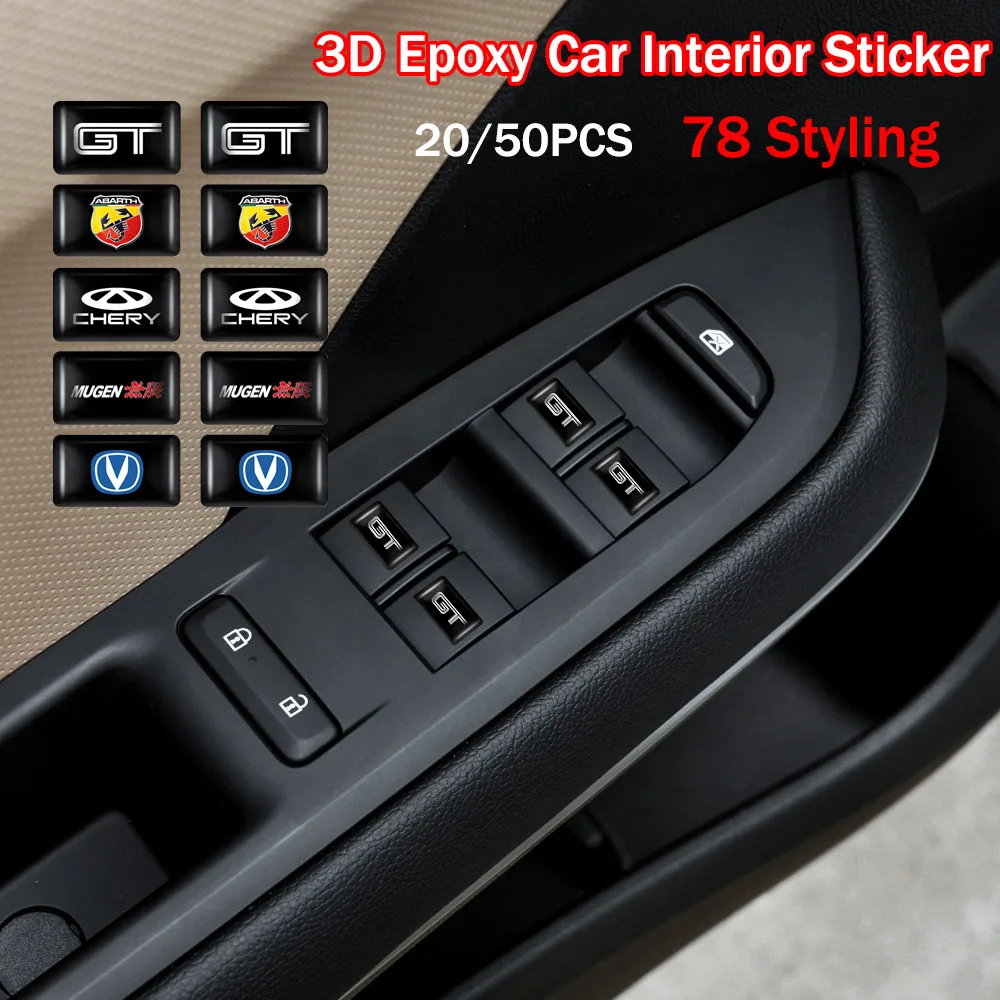 

Car-styling 20/50Pcs Auto Emblem Epoxy Stickers for Mazda 2 3 5 6 7 323 626 RX7 RX8 MX3 MX5 Axela Atenza Demio MPS MS CX-3 CX-4