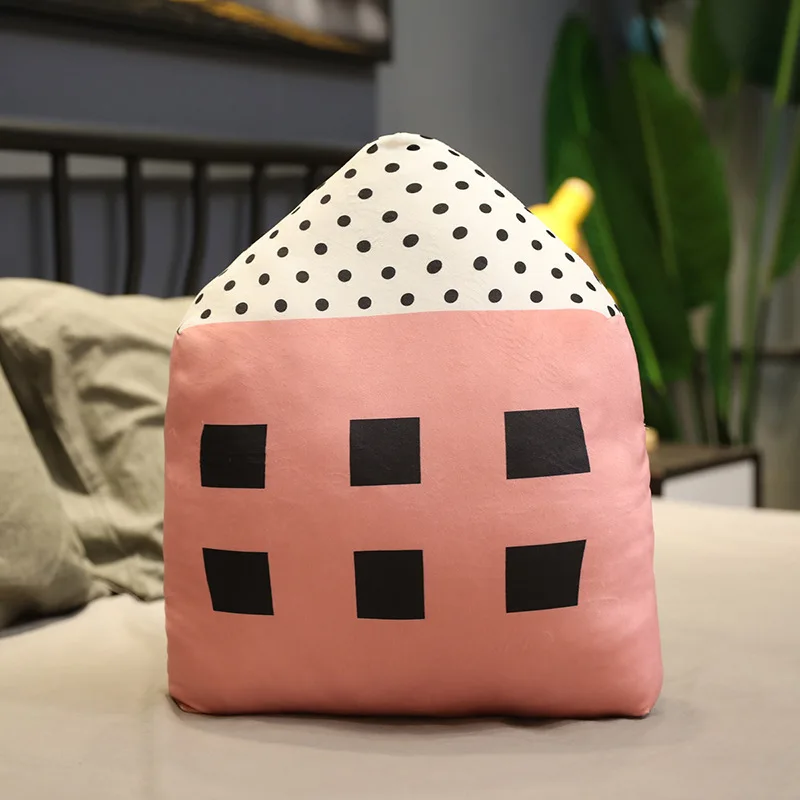 Детские подушки милый маленький дом хлопковые Мультяшные игрушка для