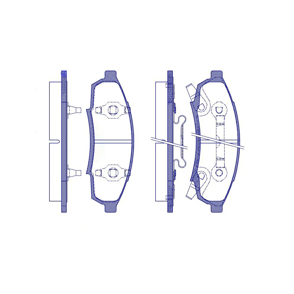 

Ceramics Brake pads for BUICK Regal 1988-1996 car Parts Replacement 12321442