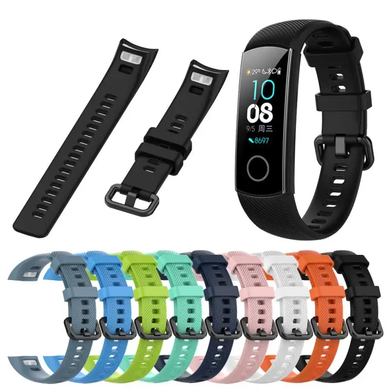 Силиконовый браслет для Honor Band 4 смарт-браслет фитнес-трекера Huawei | Электроника