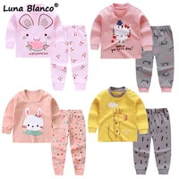 kids sleeper 6m 12m boy girl pajamas sets sleepwear underwear babys sets cotton toddler infant baby long sleeve autumn clothes