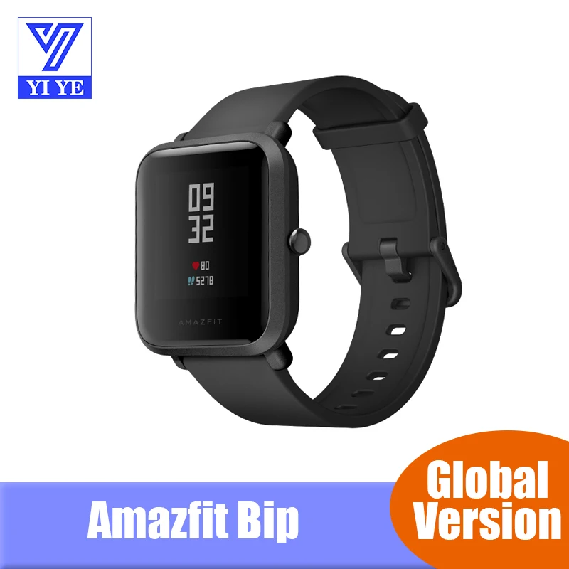 Оригинальная глобальная версия Amazfit Xiaomi Huami Bip Смарт часы Bluetooth gps Спорт Сердце IP68