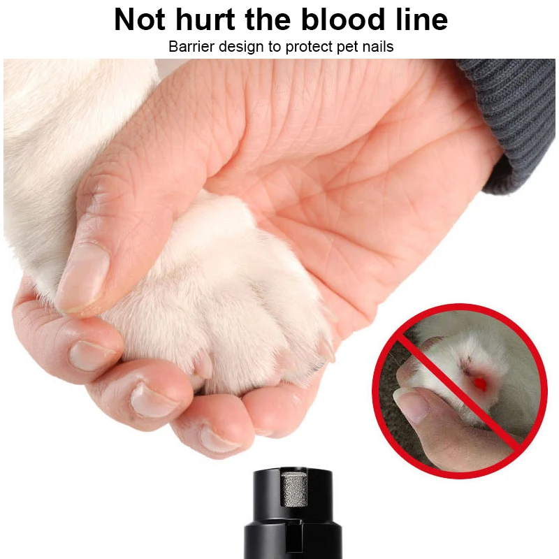 

Pet Nail Cleaning And Trimming Tool For Cats And Dogs Paws Automatic Nail Polisher Safe And Harmless Pet Cleaning Supplies
