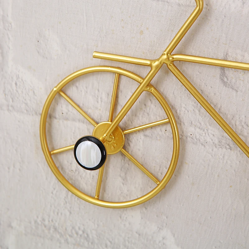 

Hallway Coat Hat Storage Ins Sundries Hook Decoration Bicycle Wall Hanging Hooks For Hanging Home Key Holder Wall Creative Hook