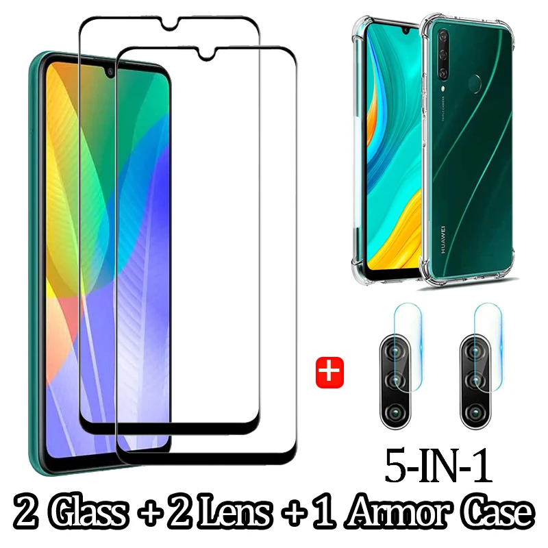 

1-5 Pcs Camera Glass for huawei y6p/ y6 P 3D Glass Protector huawei y8p honor 9a/9 c Tempered Glass honor9c huawei y8p glasses