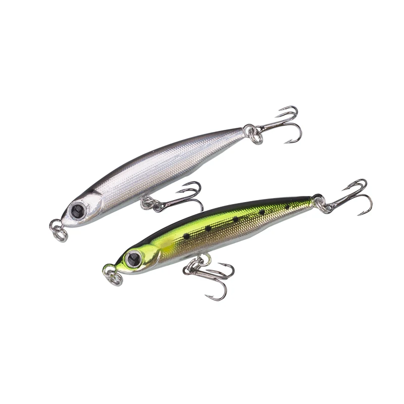 

1PCS 52mm 3.2g Mini Pencil Minnow Fishing Lure Hard Bait Diving Sinking Treble Hooks Artificial Bait Hard Lure