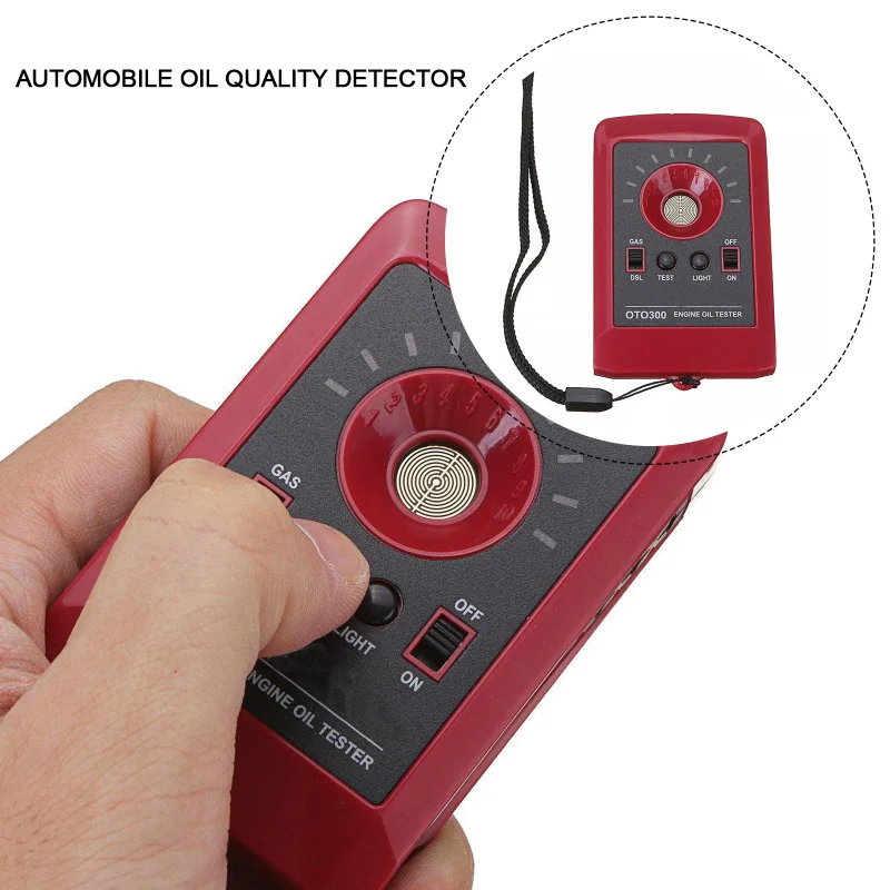 Лидер продаж цифровой тестер 12 В для определения качества моторного масла черный