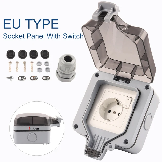 

Водонепроницаемая наружная розетка DIY GO IP66 Waterproof Box