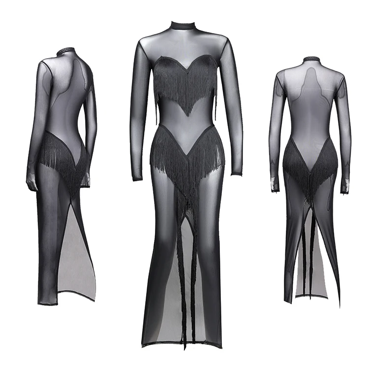 Платье для латинских танцев Сексуальная Одежда перспективное платье на шесте