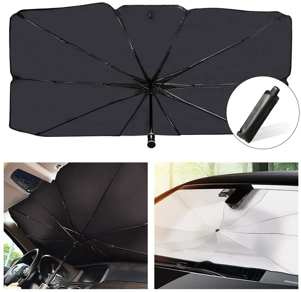 

Car Sun Shade Protector Parasol Auto Front Window Sunshade Cover Protector Interior Windshield Sun UV Ray Protection Accessories