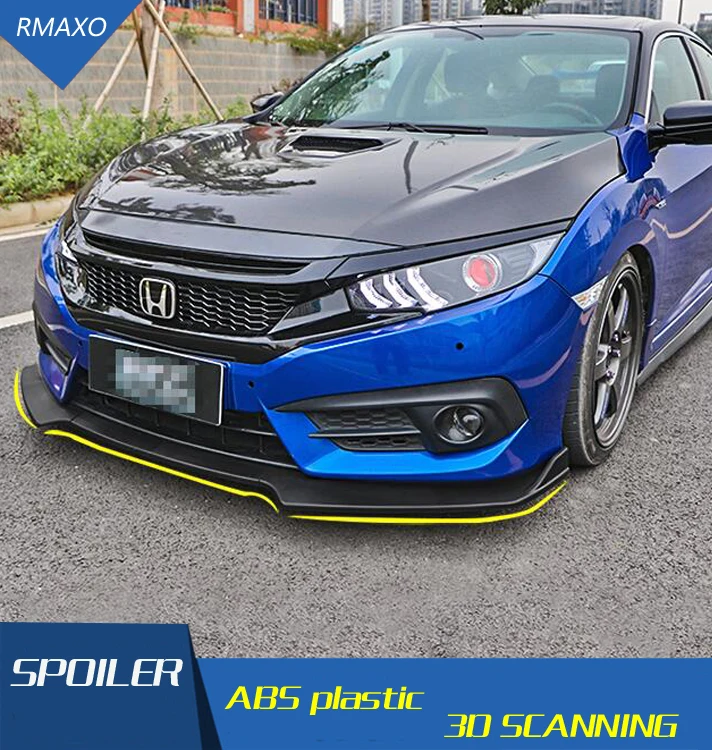 Задний спойлер для Honda Civic 2015-2018 задний переднего бампера EC ABS | Автомобили и