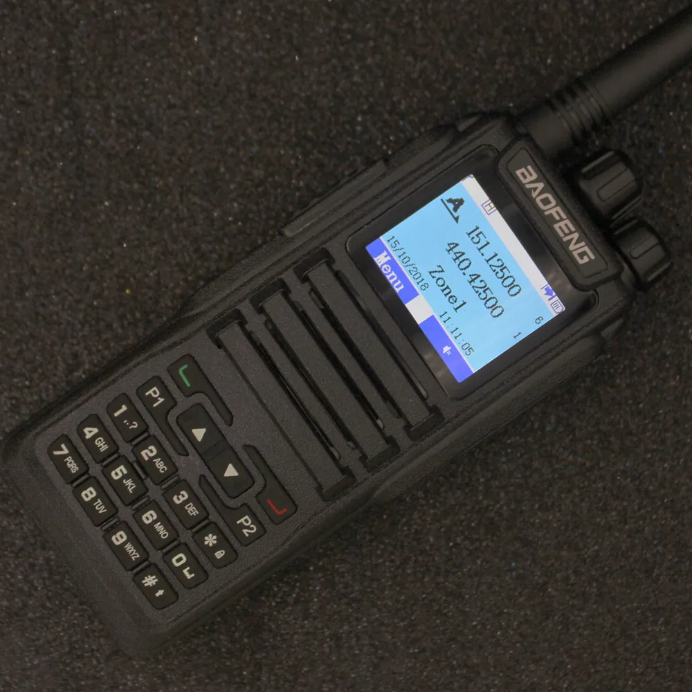 2 шт. Baofeng двойной режим аналоговый и цифровой иди и болтай Walkie Talkie “иди и DM-1701 Dual Time slot двухдиапазонный УКВ и UHF приемно-передающая радиоустановка