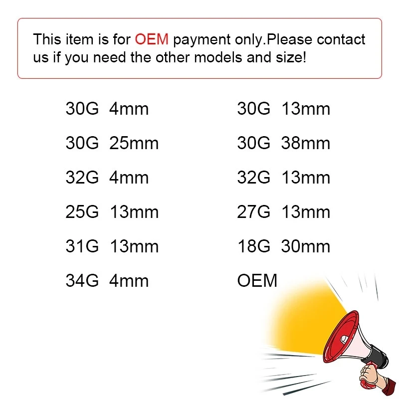 100 шт./коркорт. В упаковке оптовая продажа мезотерапия подкожный 30 г игла 4 мм 13 25