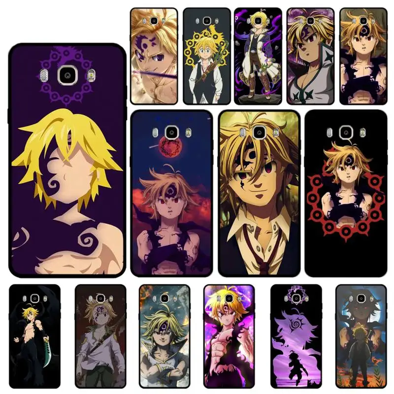

Yinuoda Seven Deadly Sins Meliodas Phone Case for Samsung J 4 5 6 7 8 prime plus 2018 2017 2016 J7 core