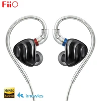 fiio fh3 hifi audio in ear stereo earphone 2ba1dd knowles dynamic hybrid driver iem with detachable mmcx cable alloy shell