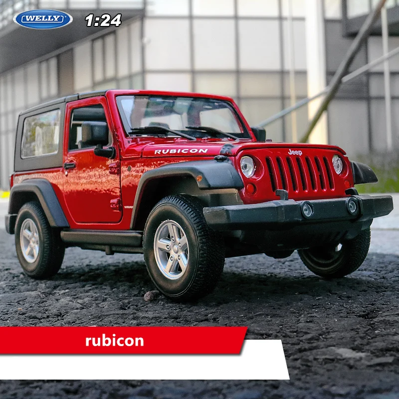WELLY 1:24 Jeep Wrangler жесткая крыша автомобиля брелок для автомобильных ключей