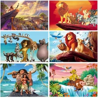 disney series 5d diy lion king simba diamond painting mosaic embroidery square round cross stitch home decoration gift new