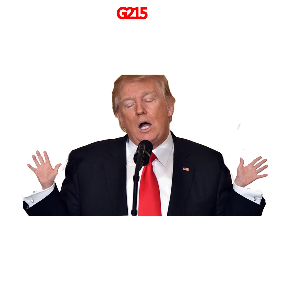 

Мультяшный Дональд Трамп, автомобильная наклейка, автомобильная наклейка s AutoPVC, автомобильные аксессуары