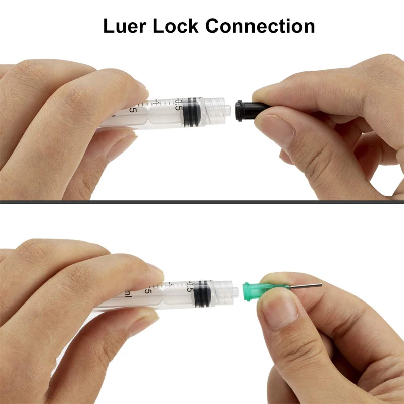 Пластиковый шприц 3 куб. См/мл с блантом диаметром 18 г 1/2 дюйма крышками для