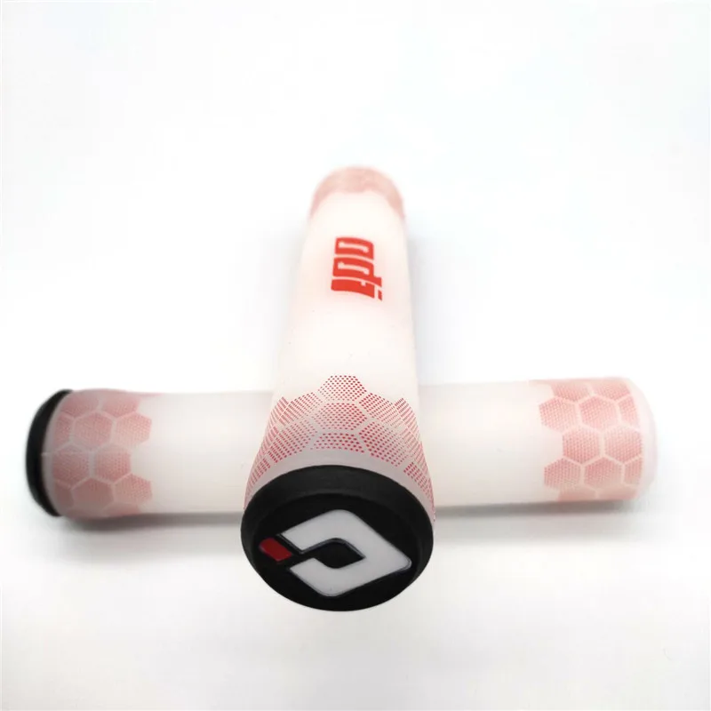 red ODI силиконовый 3D цветной печатный захват MTB дорожный складной баланс для езды на велосипеде чехол для внедорожного ударопрочного горного велосипеда - Цвет: red