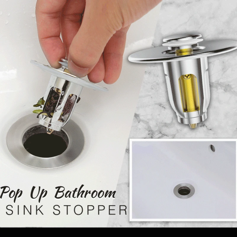 

Универсальный Выдвижной фильтр для слива раковины из нержавеющей стали, уловитель волос, дезодорант, пробка для ванны, инструмент для кухни...