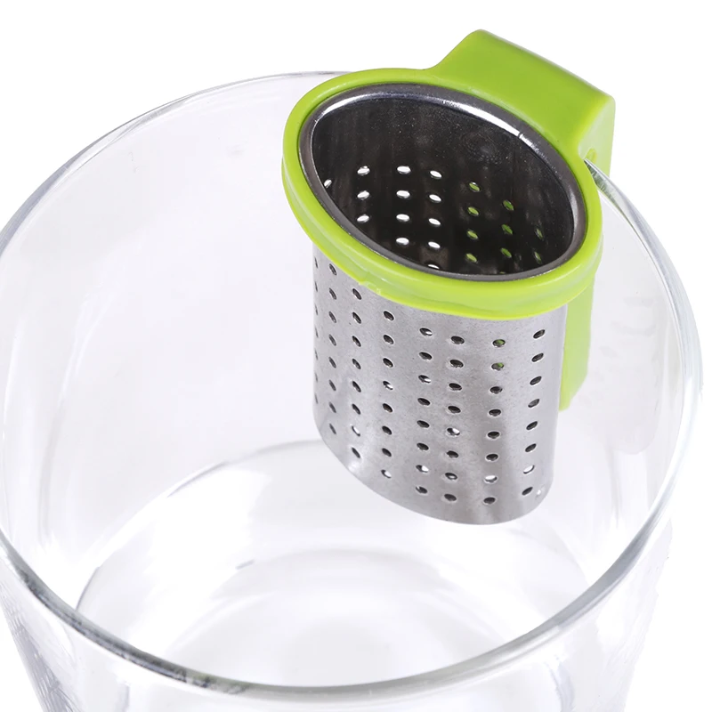 

1PCS Reusable Tea Infuser Stainless Steel With Handle Tea Strainer Teapot Tea Bag Infuser Filter Household Tea Brewing Making