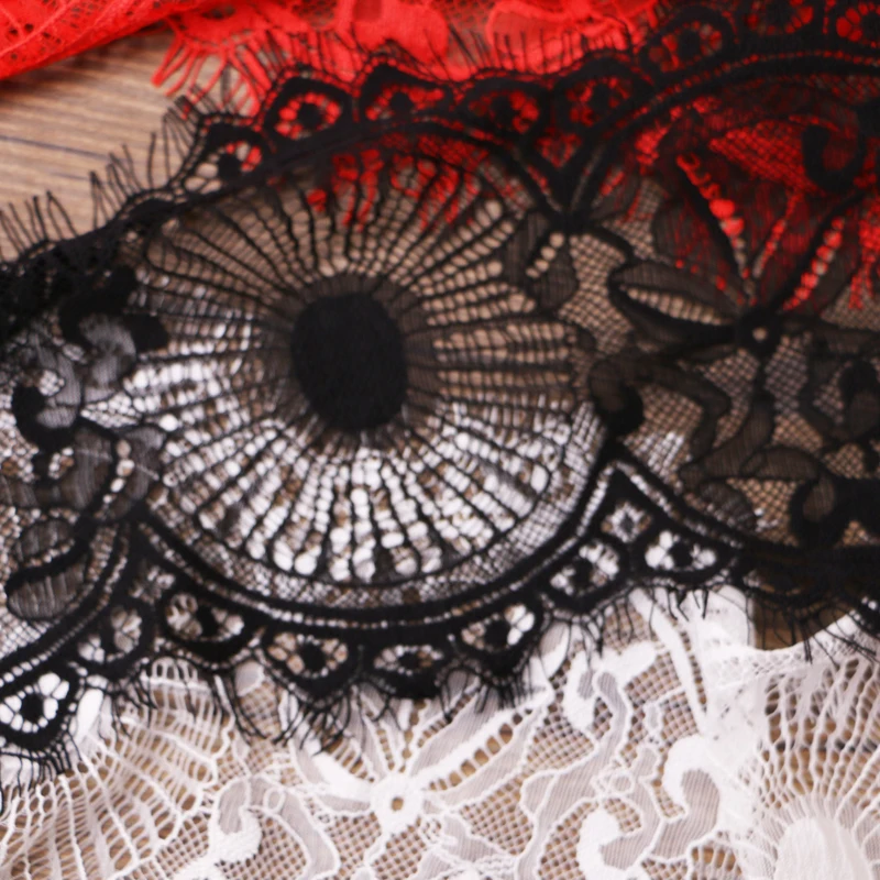 3 ярда Ширина 17 см модная Высококачественная кружевная ткань ручной работы