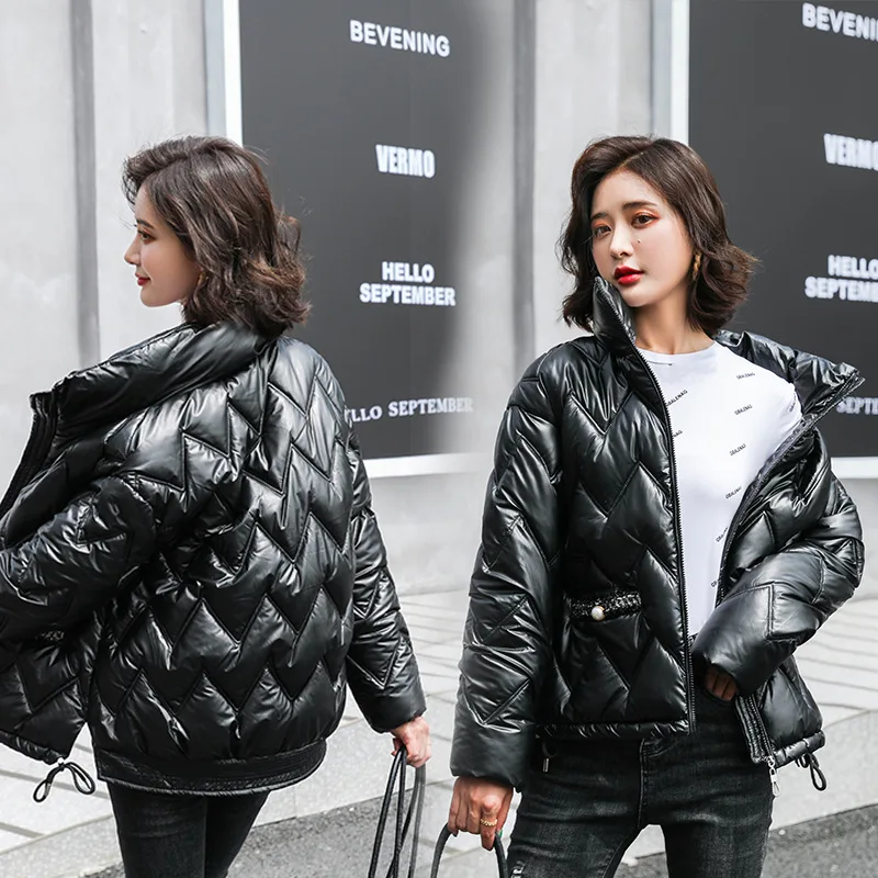 

Hooded Parkas Women Fashion Solid Winter Thick Casual Coats Zipper Elegant Casual Slim Cotton Female Tops Women's Winter Jacket