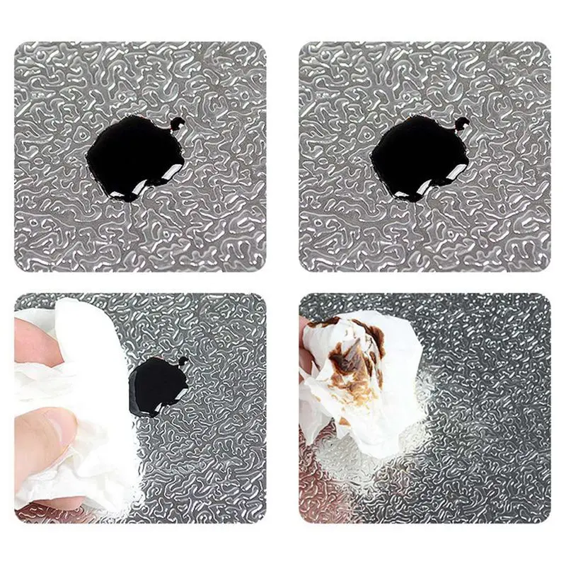 60x100 см Кухня маслонепроницаемый Водонепроницаемый наклейки алюминиевая фольга