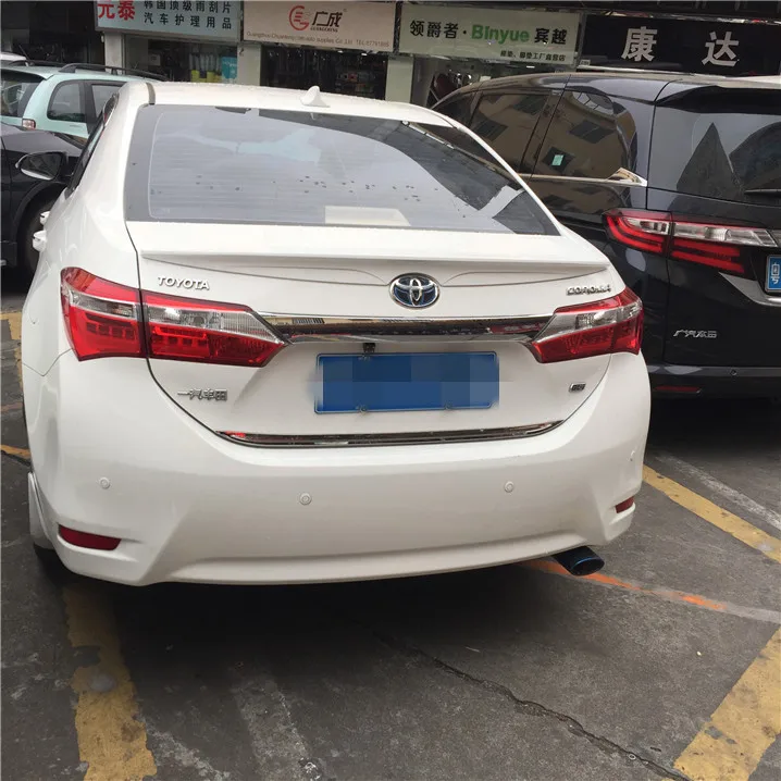 Спойлер для TOYOTA Corolla 2014-2017 высококачественный спойлер из АБС-пластика заднего