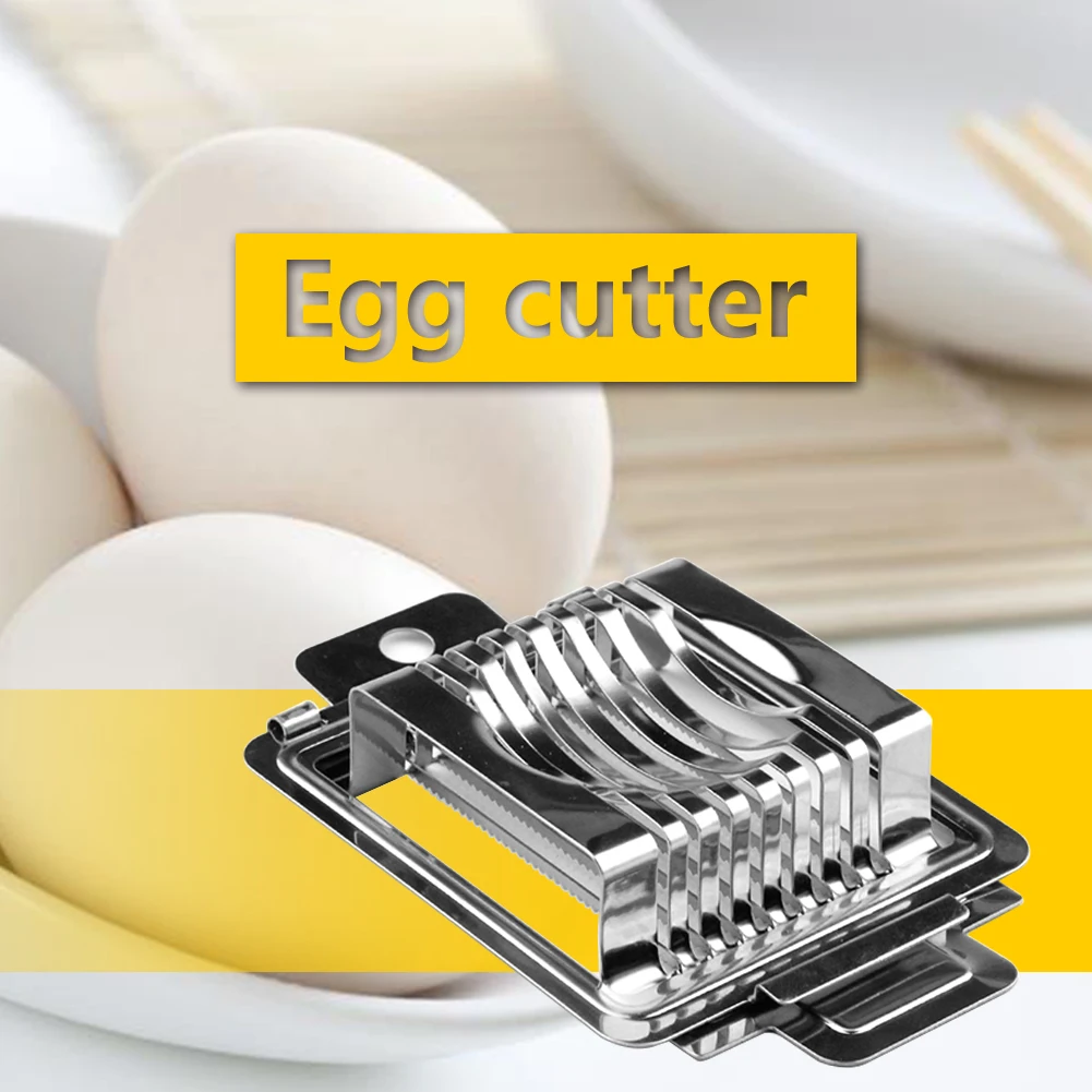 Портативный Нержавеющая сталь яичный нож ручной гриб делитель помидоры срез