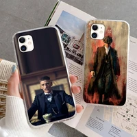 peaky blinders tommy shelby phone case for iphone 5s 6 7 8 11 12 plus xsmax xr pro mini se soft transparent cover fundas coque