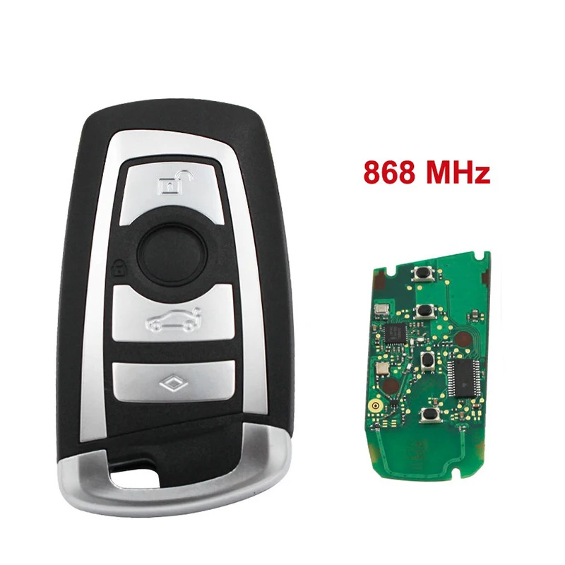 CN006040 Aftermarket 4 Button Smart Key для BMW F 5 7 Series Remote Frequency 315Mhz CAS4 System | Автомобили и мотоциклы