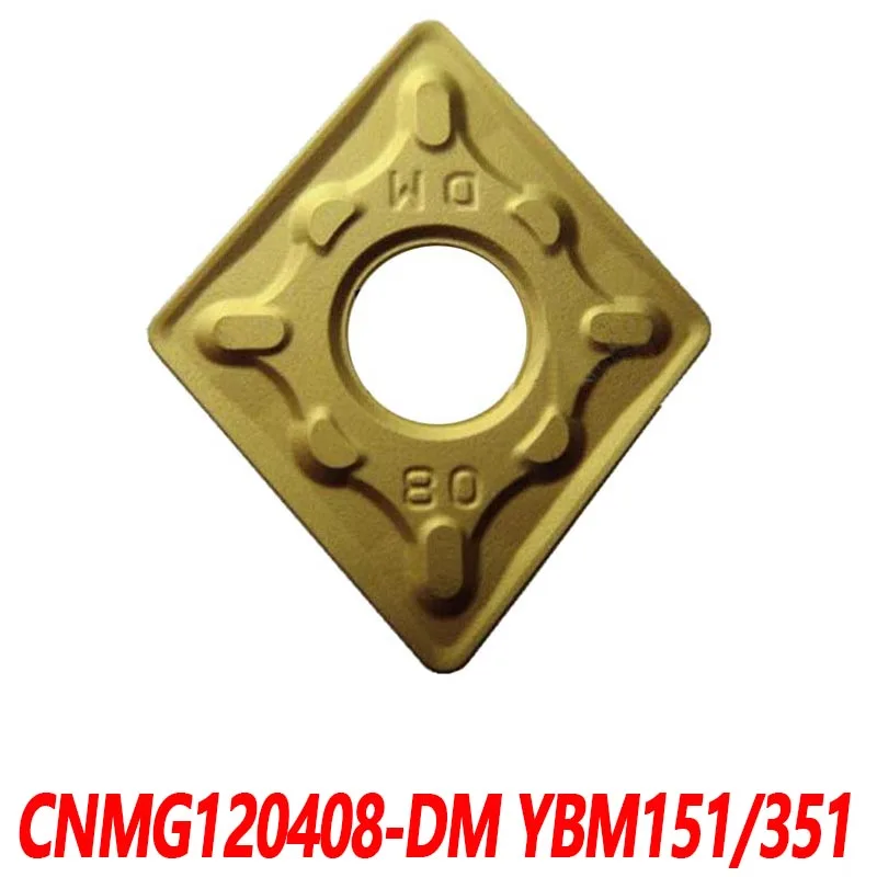 

100% Original CNMG120408-DM YBM151 YBM351 Carbide Insert 120408 CNC lathe Insertion Quality Assurance For Steel Processing