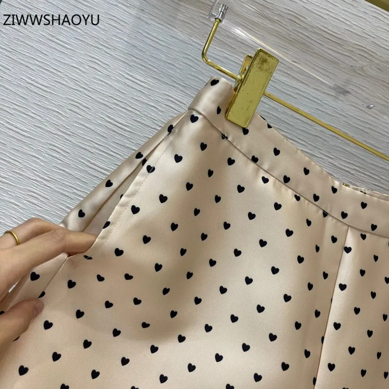 Bearomad Summer Woman Fashion Casual Khaki Pockets point pattern Party Shorts