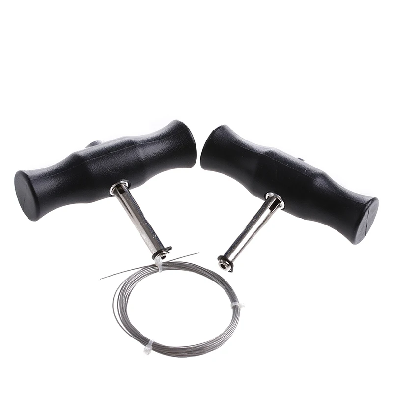 

Car Windshield Removal Tool Windscreen Window Glass Cutting Wire + Handles Kit H4GC