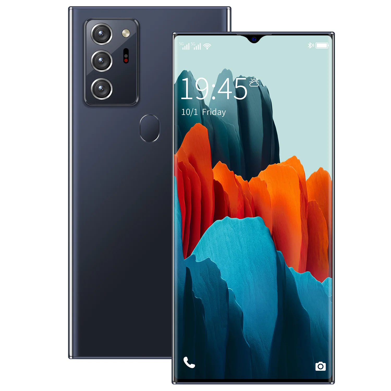 

Smartphone Android Galxy Note30+ 6.9 Inch Face ID Deca Core Figerprint ID 10 Smart Phone 8+256GB Mobile Phone 24+48MP MTK6889