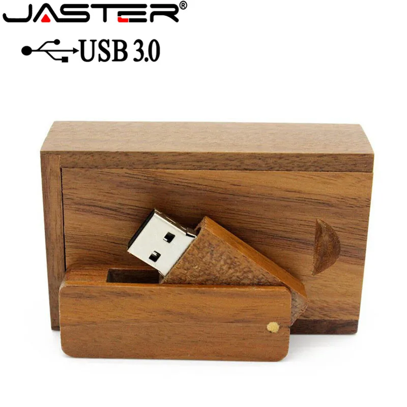 ASTER USB 3 0 деревянный usb + коробка флэш-накопитель 64 ГБ 16 32 4 Фотография Свадебные