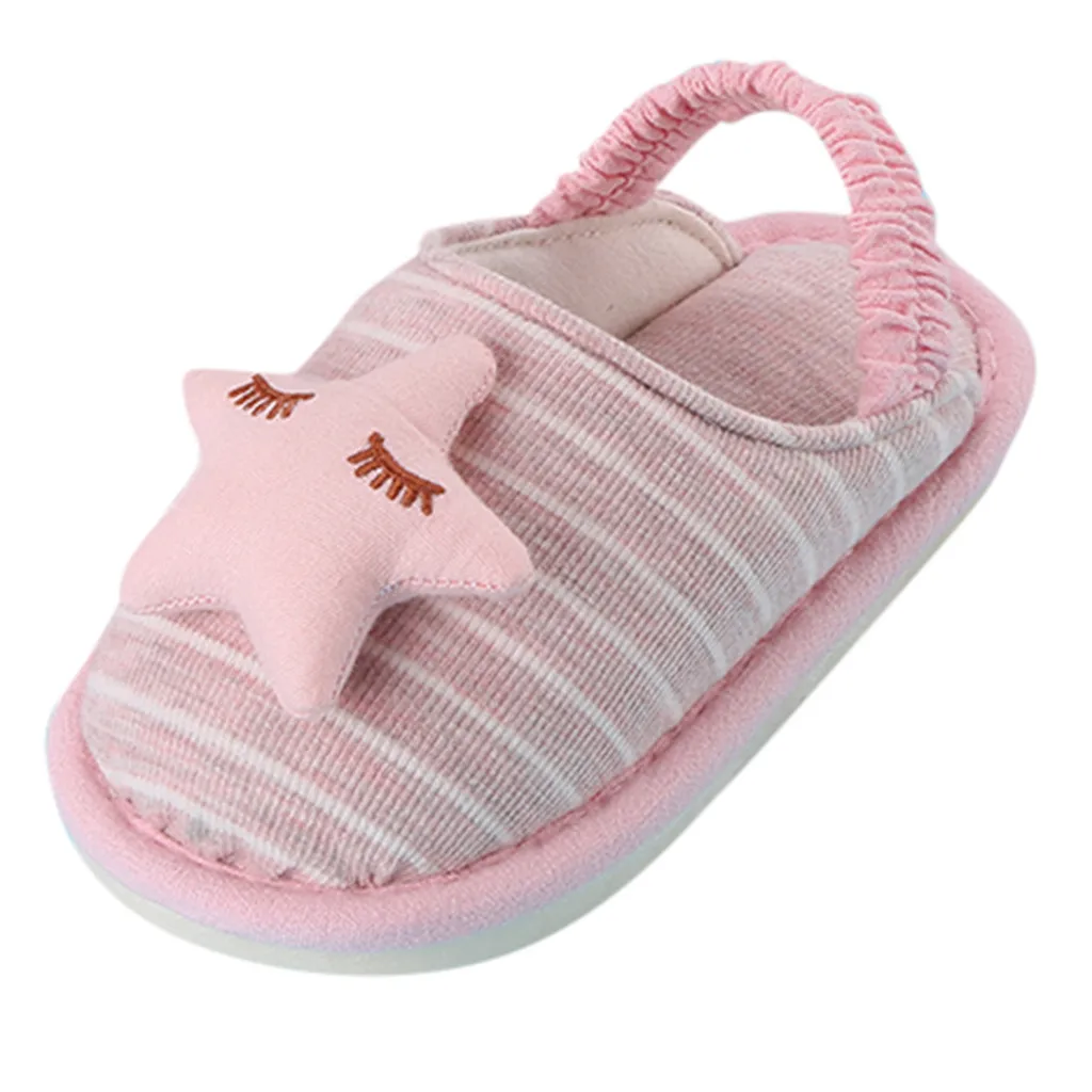 Rabbit Pink Зимняя обувь унисекс для новорожденных мальчиков и девочек зимняя противоскользящая обувь в виде животных теплые домашние Тапочки - Цвет: Rabbit Pink