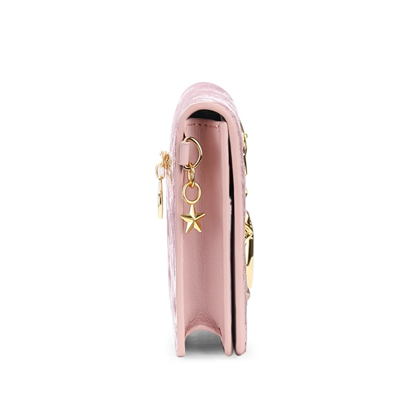 Женский кошелек милый женский для кредитных карт девичий стиль рисунок звезды